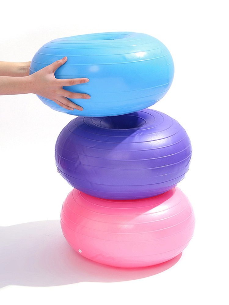 Blue Donut Yoga Ball