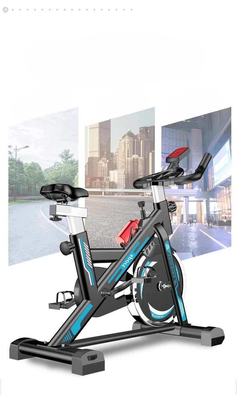 Indoor Exercise Bike – Black & Blue