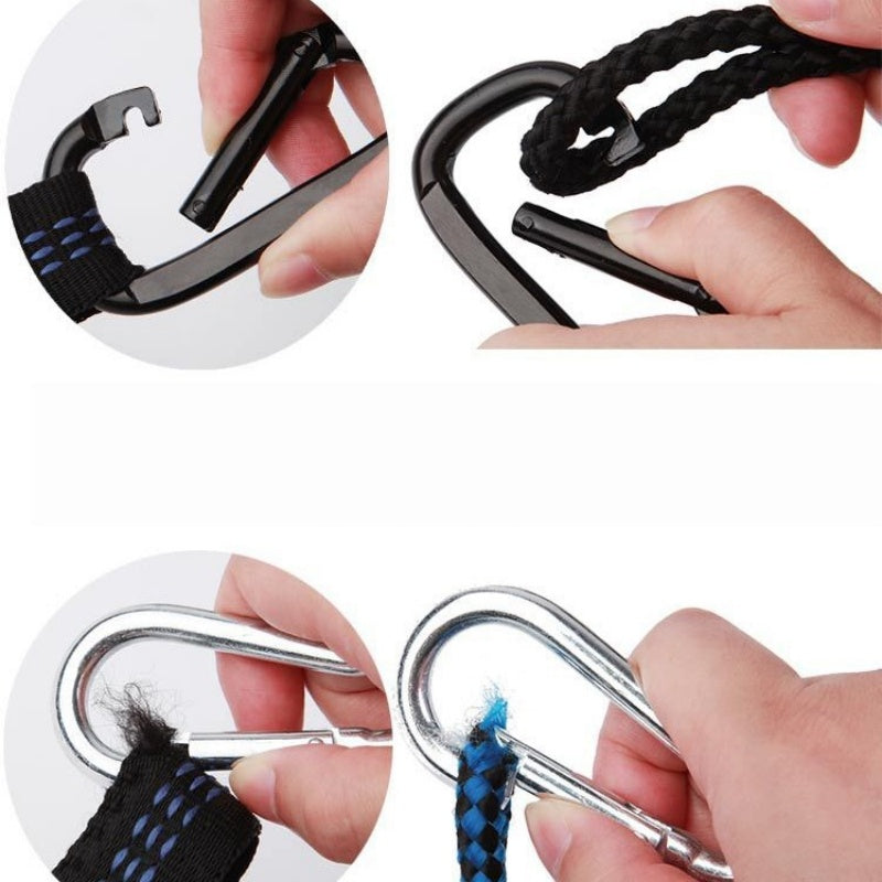 Portable Hammock with Stand for Outdoor Use, 210T Nylon Fabric, Iron Frame, 114.17 × 55.12 in