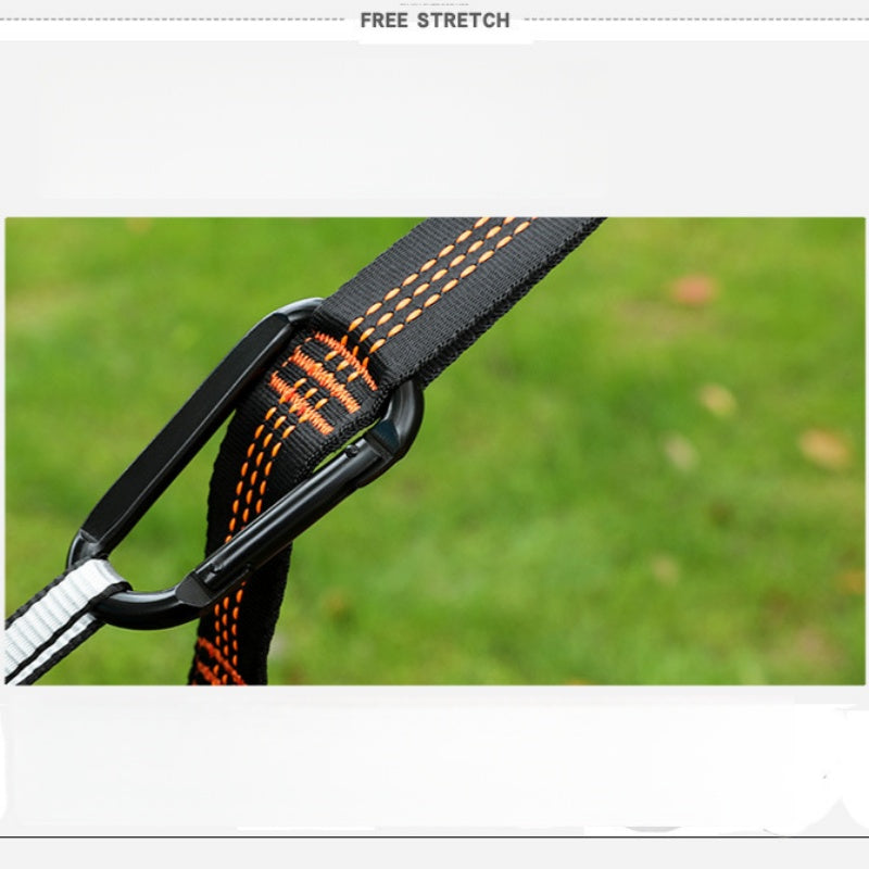 Airstream I Nylon Hammock with Aluminum Alloy Stand, Mesh Fabric, 106.3 × 55.1 in